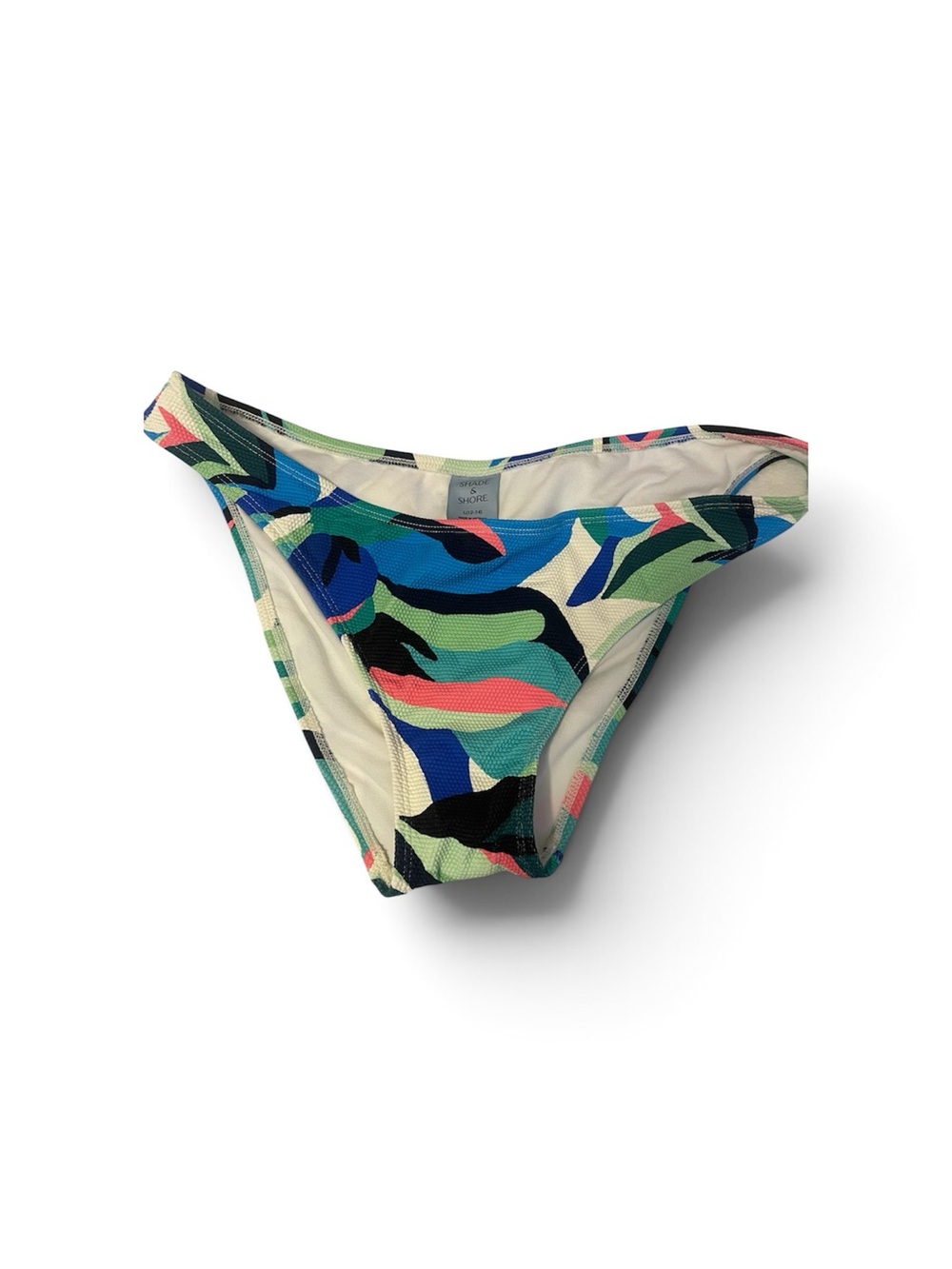 Women’s Multicolor Abstract Print Bikini Bottom